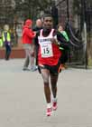 Tadele Geremew Mulugela (Elswick Harriers) wins the Wallsend Harriers Terry O'Gara Memorial 5k Road Race.